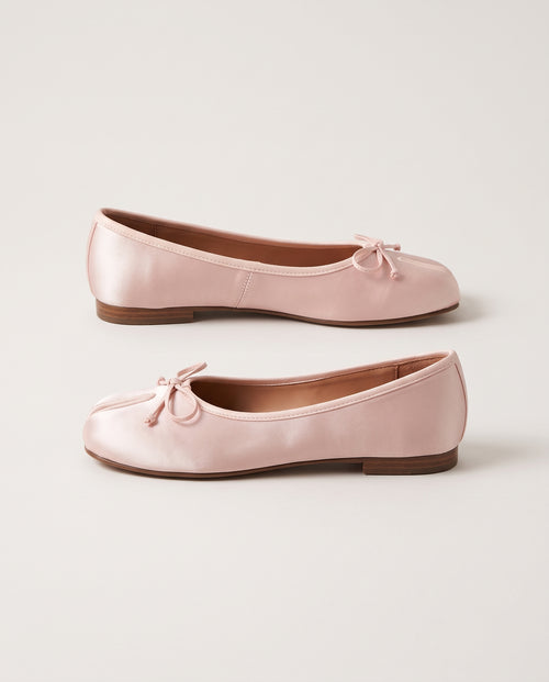 Ballerine Yubi rose, vue de profil