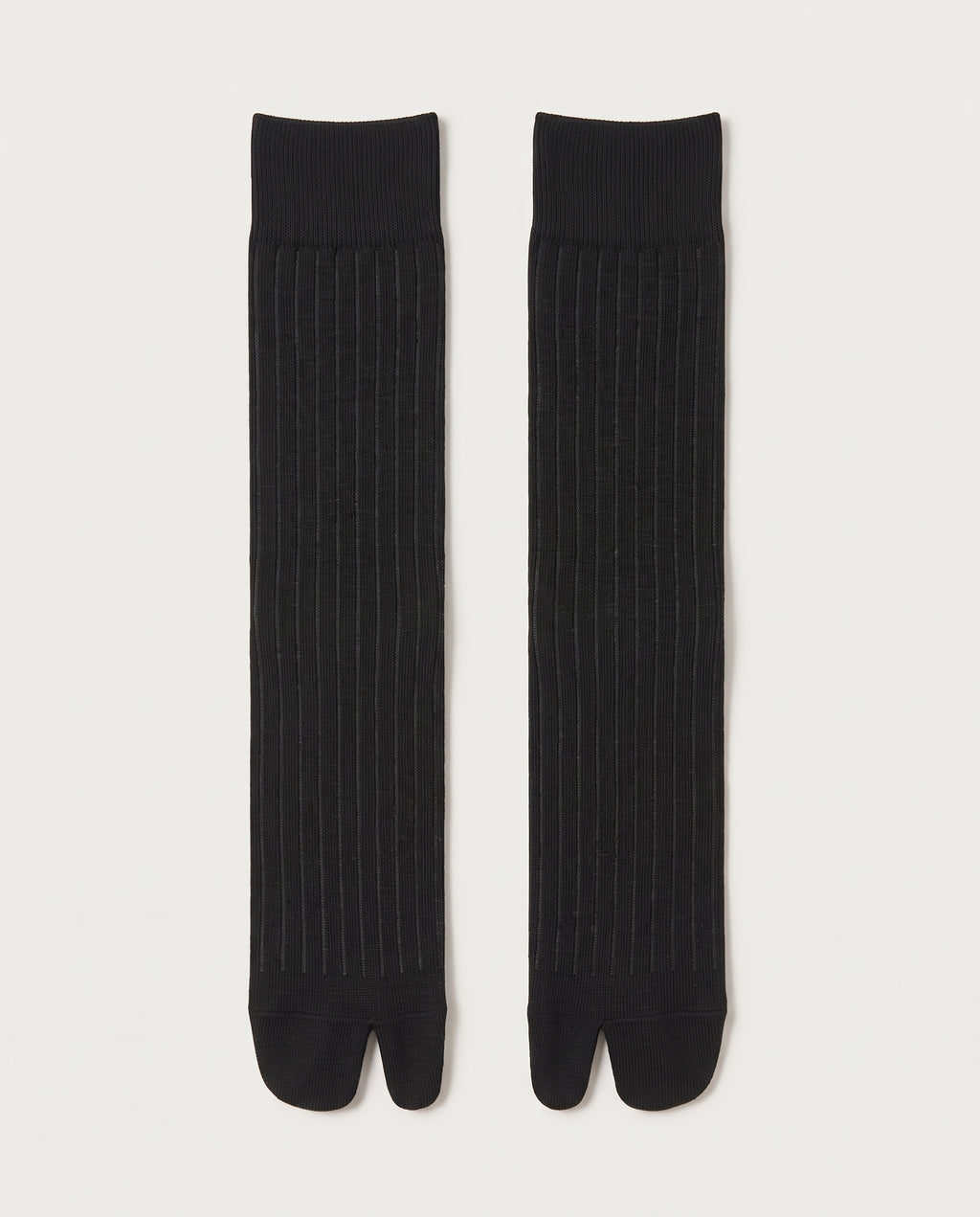 Chaussettes longues fendues noires