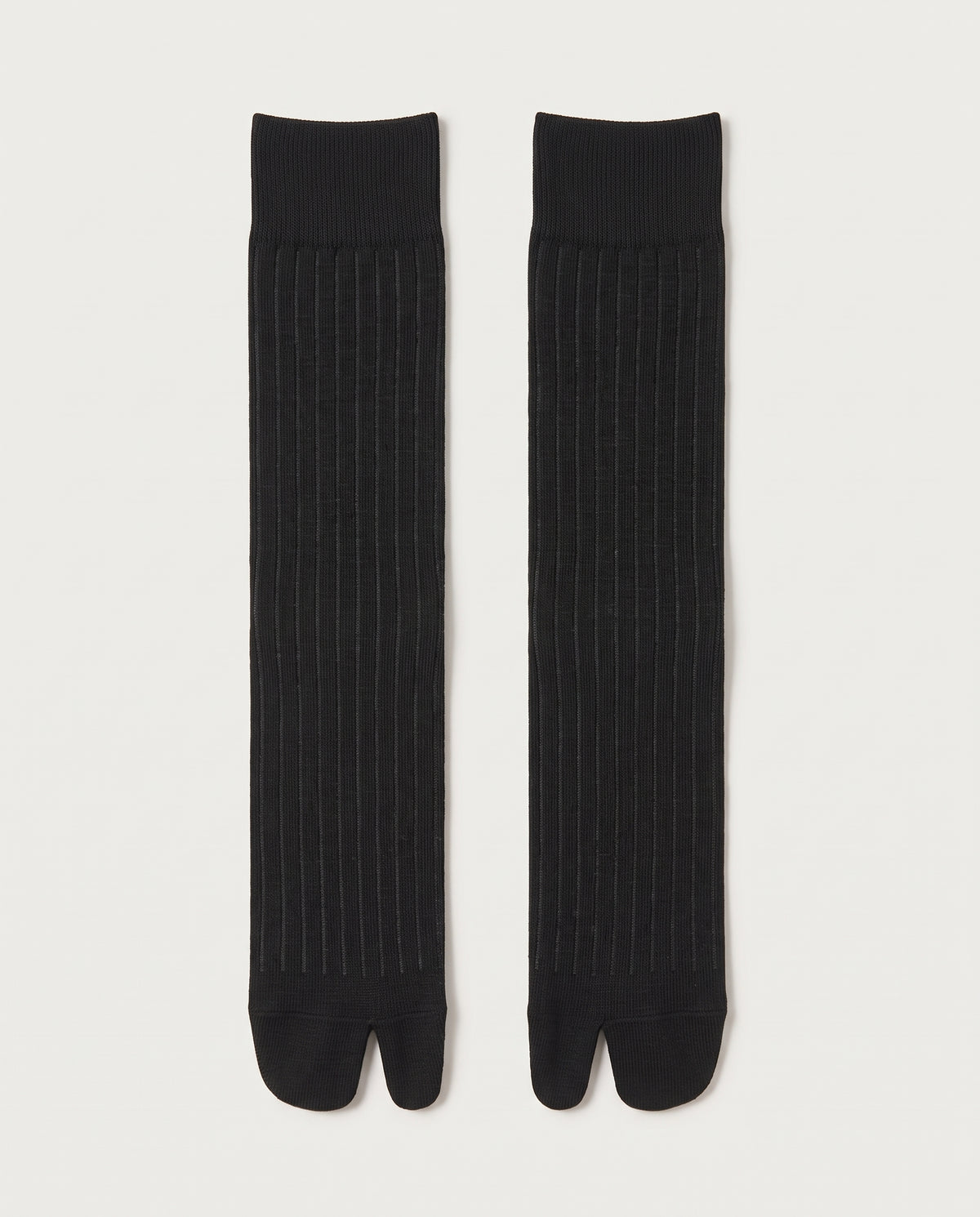 Chaussettes longues fendues noires